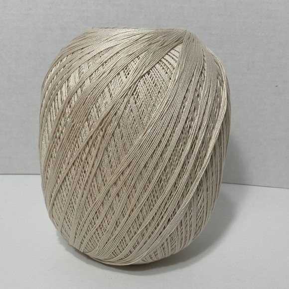 3 Aunt Lydia's Crochet Thread Jumbo Natural - Picture 1 of 9
